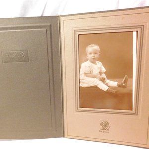 Antique Sol Young Photograph Young Boy Seated